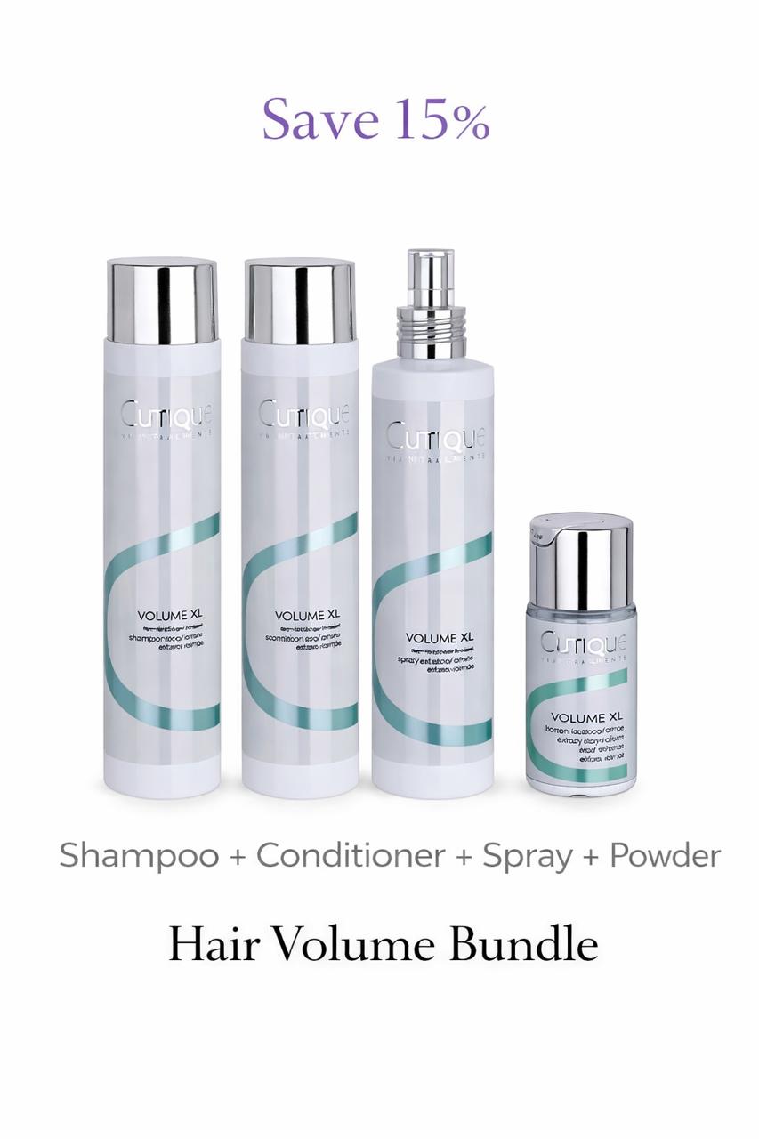 Cutique Extra Volume Shampoo Conditioner Hair Spray & Powder