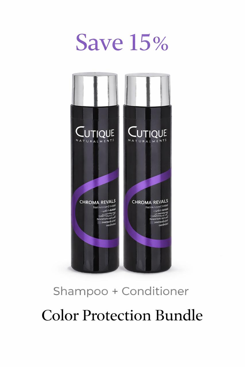 Cutique Chroma Reveals Mask & Shampoo For Colored/Dyed Hair